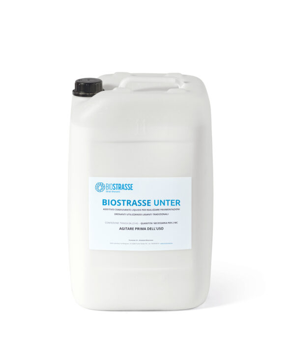 UNTER – Additivo drenante per sottofondi stradali cementizi