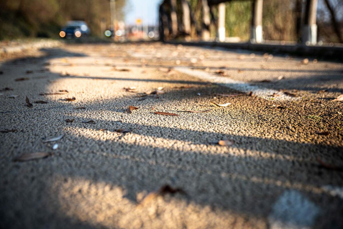 Pista ciclopedonale drenante tra Rivalta e Orbassano